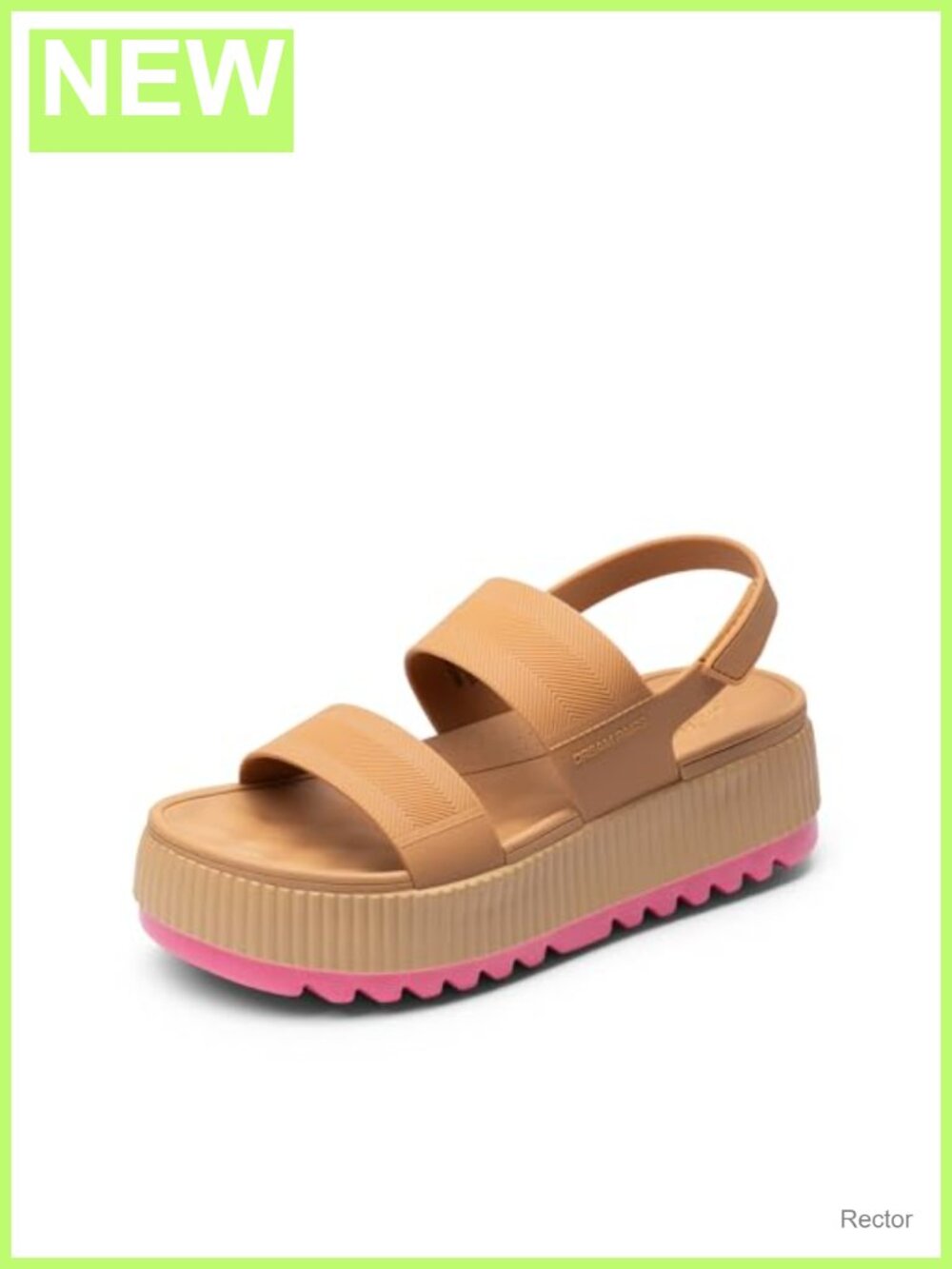 Waterproof Lightweight Platform Sandals Slingback